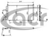 PEUGE 6455W5 Condenser, air conditioning